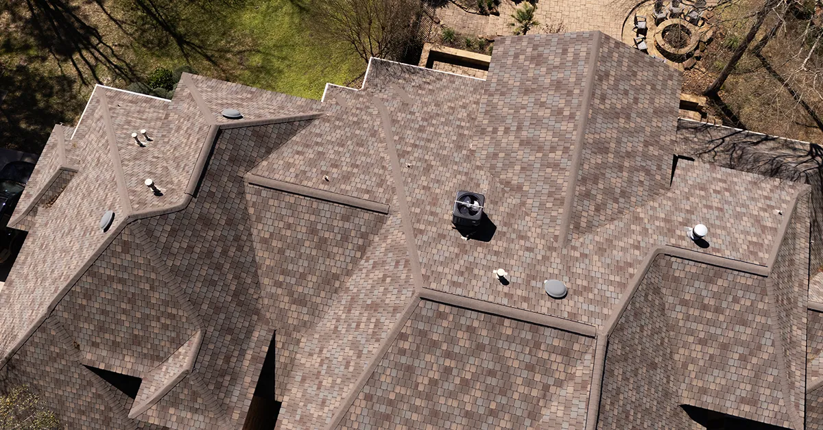 AC on top of house