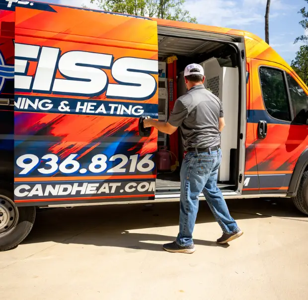 Weiss AC and Plumbing service tech.